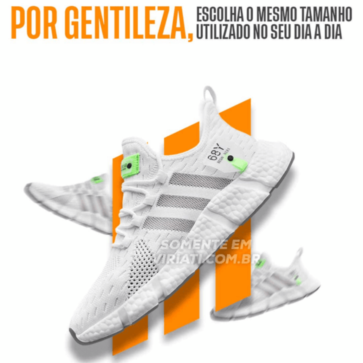 Tênis Branco Masculino New Speed Viriati